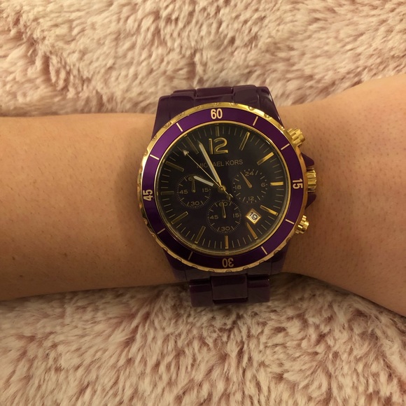 Michael Kors Accessories - Purple Michael Kors Watch!